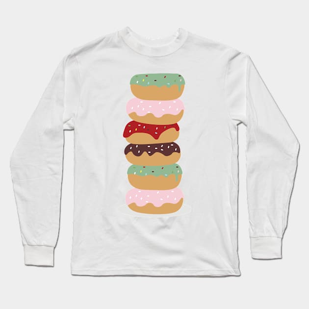 Donut Stack in my Dream Long Sleeve T-Shirt by thewishdesigns